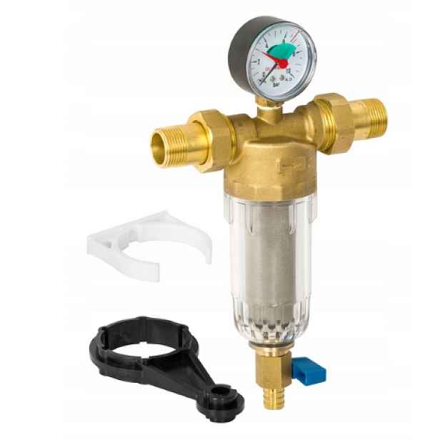 Mechanický Samočistící Filtr S Manometrem 1''