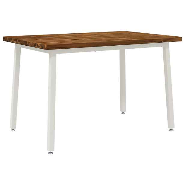 vidaXL Čtvercový jídelní stůl 120 x 90 x 75 cm Masivní akátové dřevo