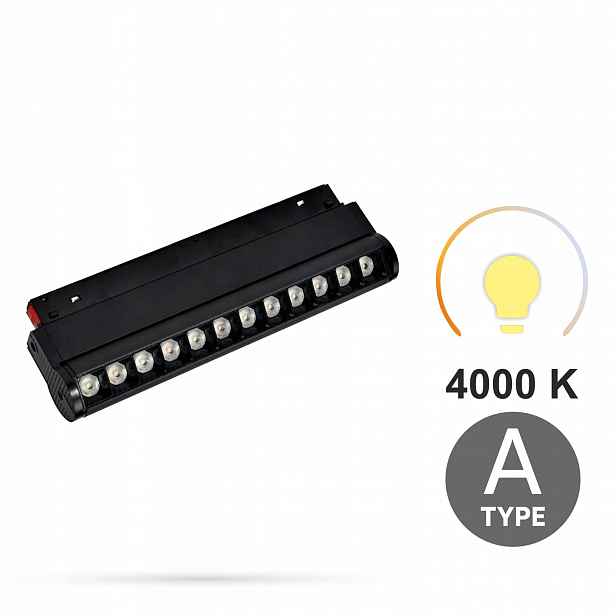 Led lineární reflektor 4000K Neutrální nastavitelný 18W Typ A Smart Track 48VDC