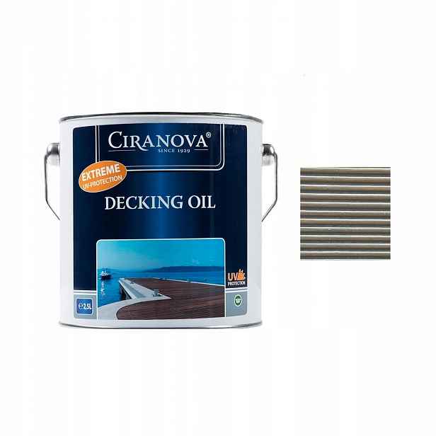 Ciranova Decking Oil Light Grey 7728 2.5 L