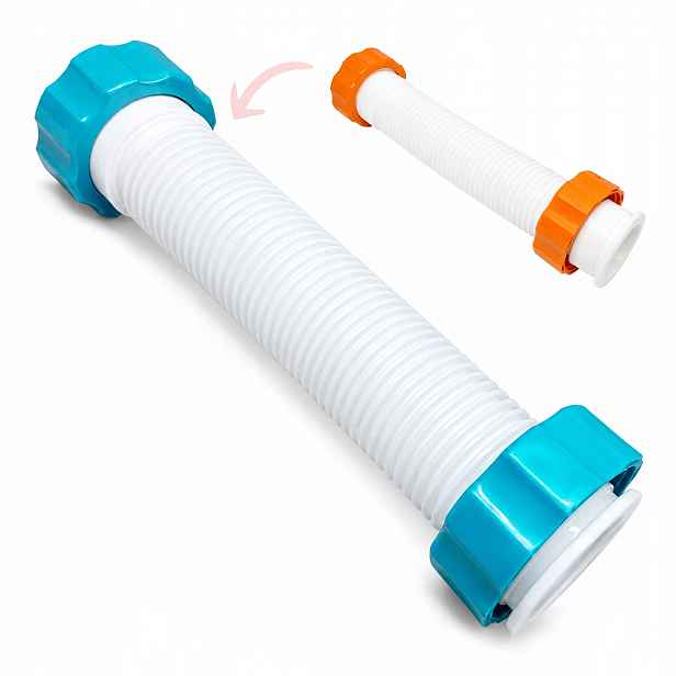 Hadicová trubka krátká Flowclear spojka pro pískovou pumpu 38 mm Bestway