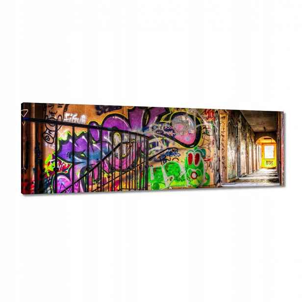 Obrazy 120x40 Grafiti nástěnné
