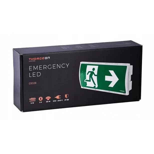 ThorgeOn Nouzové evakuační osvětlení 5W Led