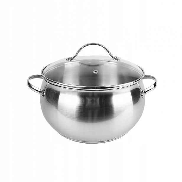 Velký ocelový Hrnec s indukčním víkem 24 cm 6,0 l Maestro MR-3516-24