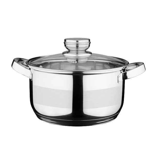 Hrnec Galicja Titan 18 cm 2,5 L – nerezová ocel s víkem