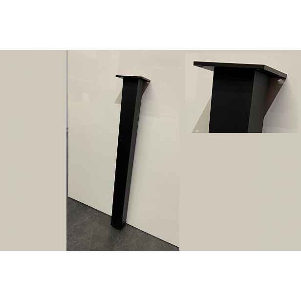 Nábytková noha H710mm 60x60 anoda barva černá strukturovaná matná TB08.3303.0