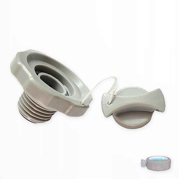 Šroubovací ventil do lázní Lay-z-spa 60065 Zurich AirJet Bestway 180x66 cm šedý