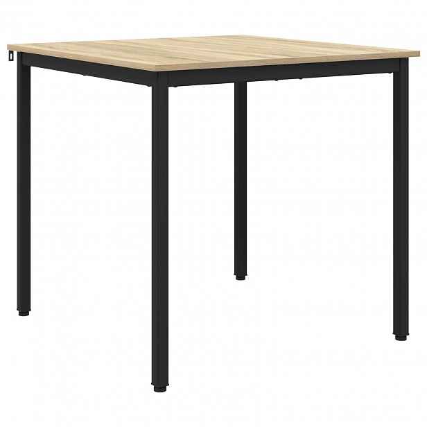 vidaXL Jídelní stoly 80 x 80 x 75 cm Kompozitní dřevo Dub sonoma