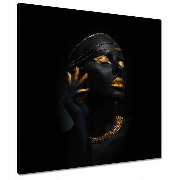 Obrazy 90x90 Zlatá aparace