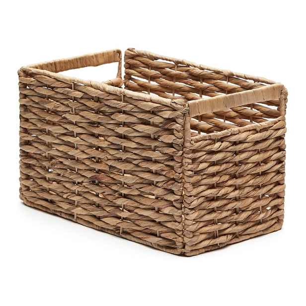 Košík z vodního hyacintu 25x35x27,5 cm Words – Kave Home
