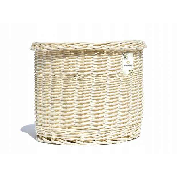 Proutěný Květináč, Obal na květináč na zahradu, na terasu Wiklina Průměr 33 cm