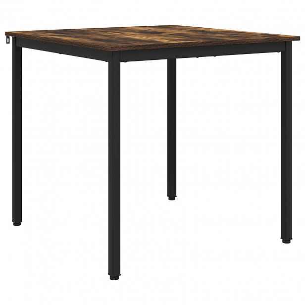 vidaXL Jídelní stoly 80 x 80 x 75 cm Kompozitní dřevo Kouřový dub