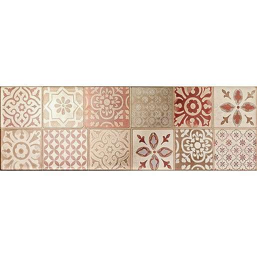 Dekor Ragno Frame cream patchwork 25x76 cm lesk FRR4YN