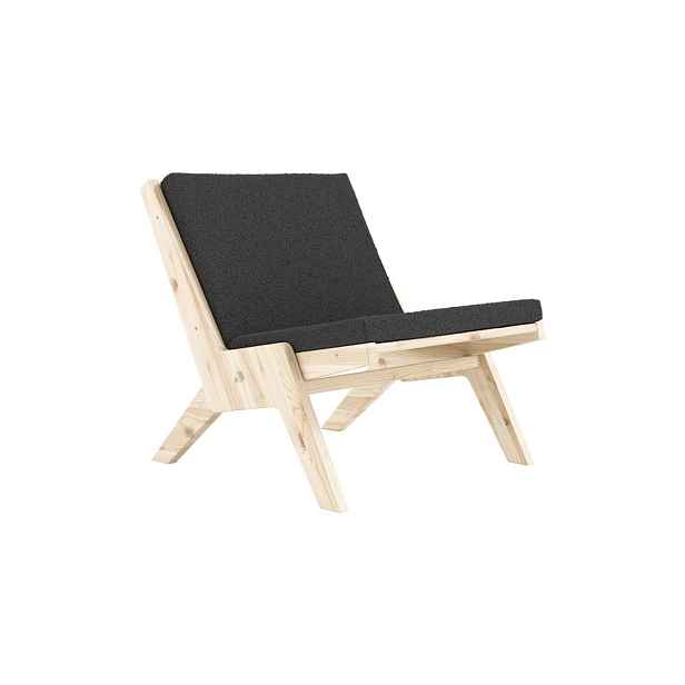 Tmavě šedé křeslo Sway – Karup Design
