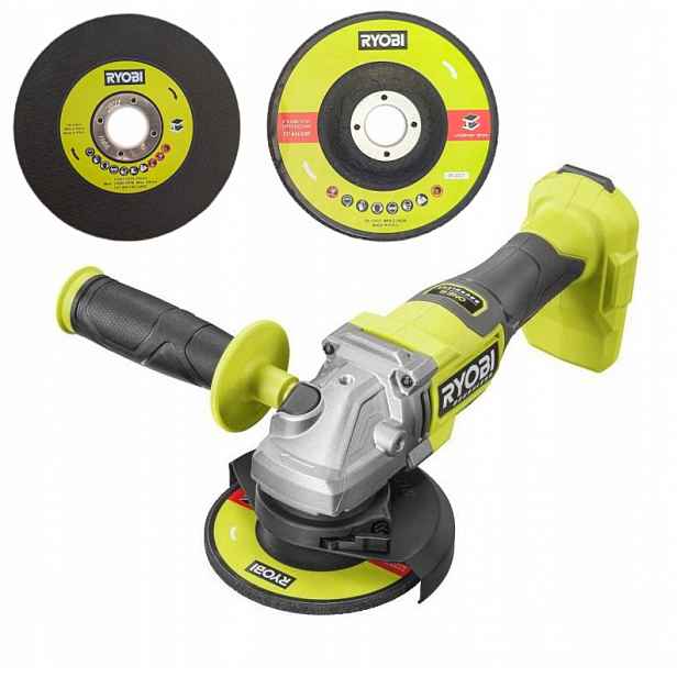 Úhlová bruska bezkartáčový lopatkový spínač 125 mm Ryobi Ryobi
