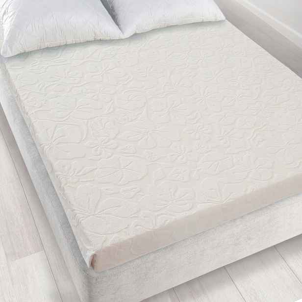 Froté prostěradlo bez gumičky 150x205 ekri Tulipán Zwoltex