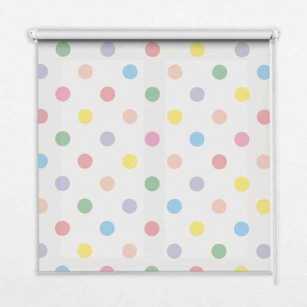 TULUP VNITŘNÍ roleta - okenní roleta - roleta - 60x140 cm - Barevné tečky