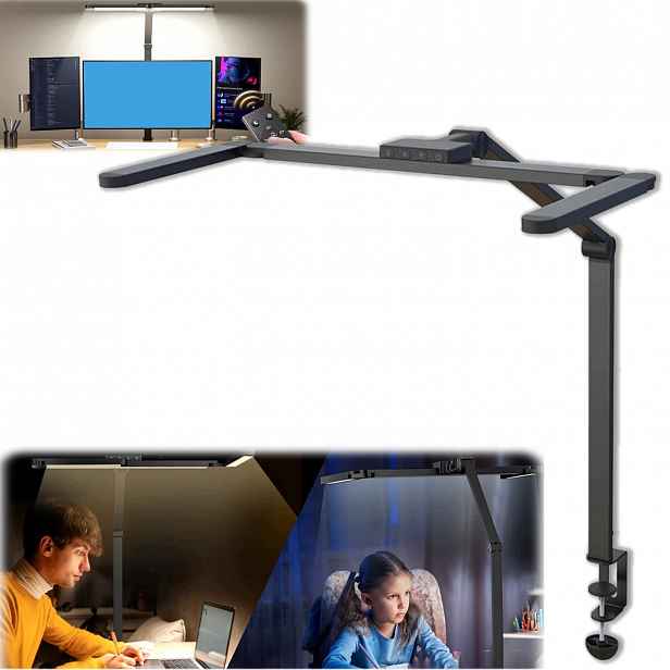 Led Kreslící lampa na stůl Bezstínová stolní lampa na pracovní desku +Dálkový Ovladač