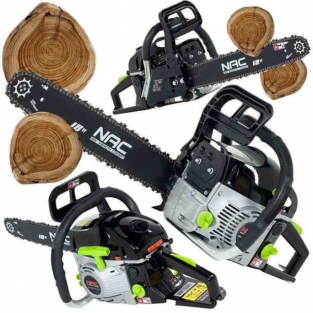 Benzínová Řetězová Pila Nac CST52-45-01AC45CM 18" 49,3CM3 1,9KW