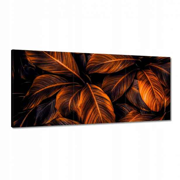 Obrazy 150x70 Oranžové listy