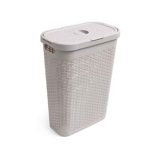 Béžový koš na prádlo Addis Calico, 40 l