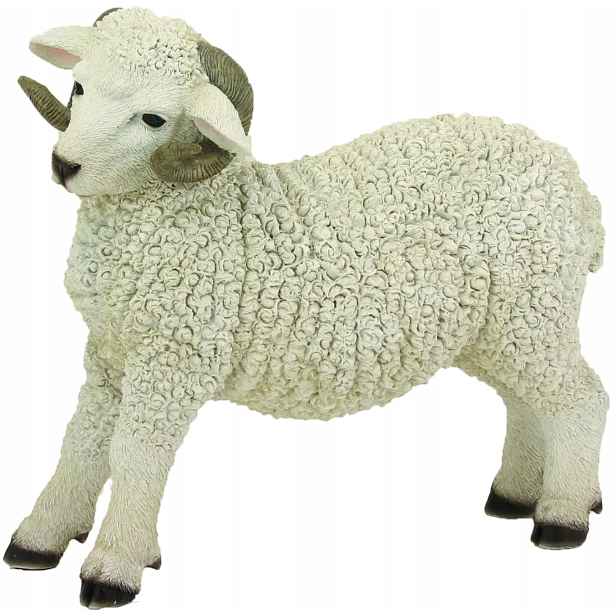 Velký Beran do Betlému dekorace, výška 31 cm pro figurky o výšce 60-80 cm