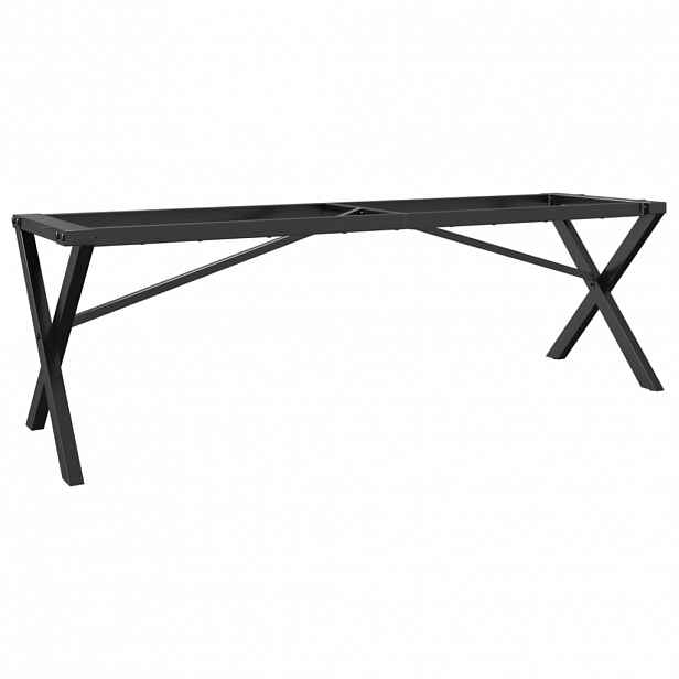 vidaXL Nohy ke konferenčnímu stolu X rám 140 x 30 x 43 cm ocel