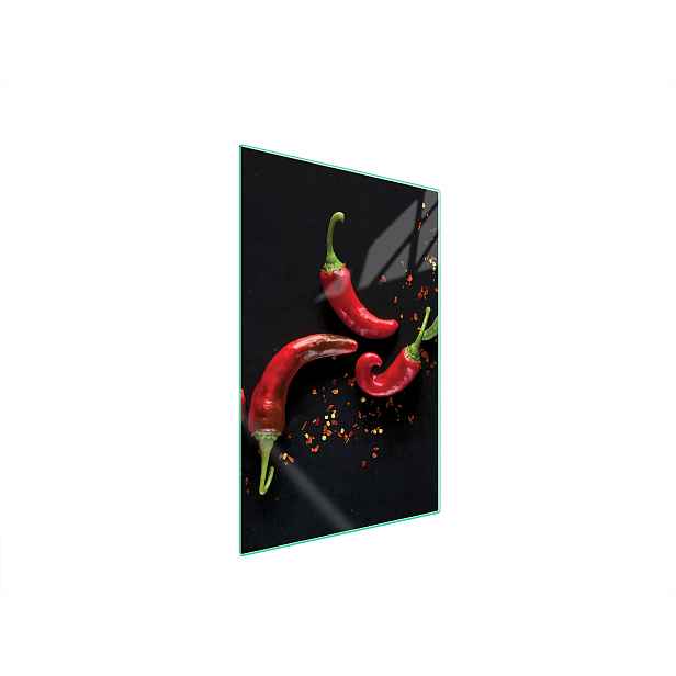 7v1 Skleněná Krájecí Deska 35x52 Chilli