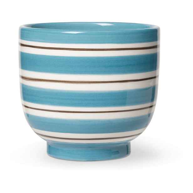 Modro-bílý keramický květináč Kähler Design, ø 12 cm