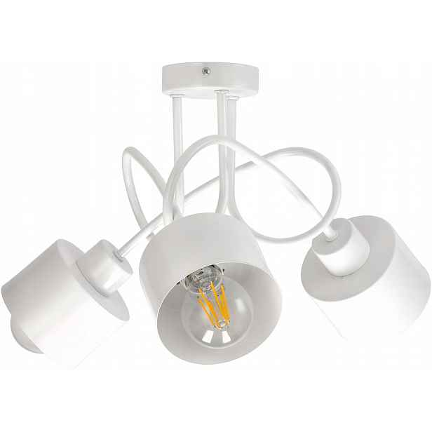 Stropní svítidlo závěsný lustr Loft kovový hrnek 3