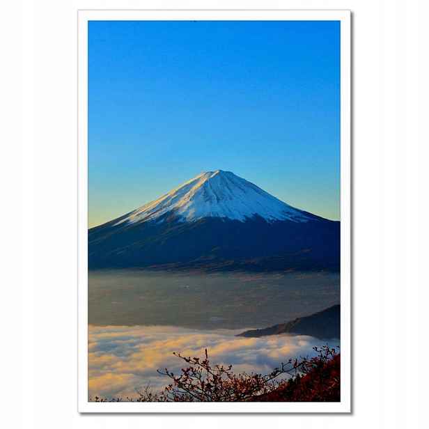 Plakáty v rámu 40x60 Hora Mlha Krajina Pohled