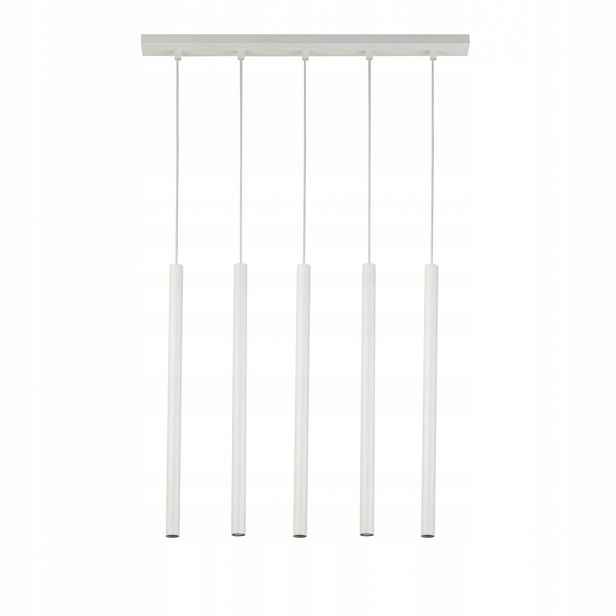 Závěsná lampa Lustr Sopel Bílá 5xG9 Nastavitelná Sigma Osvětlení 80 cm