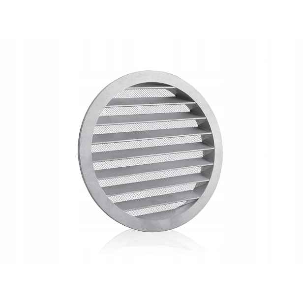 Čerpák, vystřelovač, nástěnná mřížka se síťkou 2 mm, kulatá hliníková 315 mm