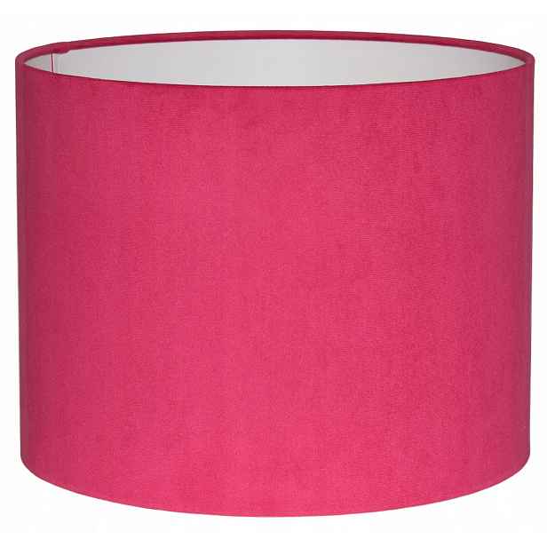 Stínidlo na stojací lampu Závěsný válec 25/20 cm E27 Magenta Růžová Matera
