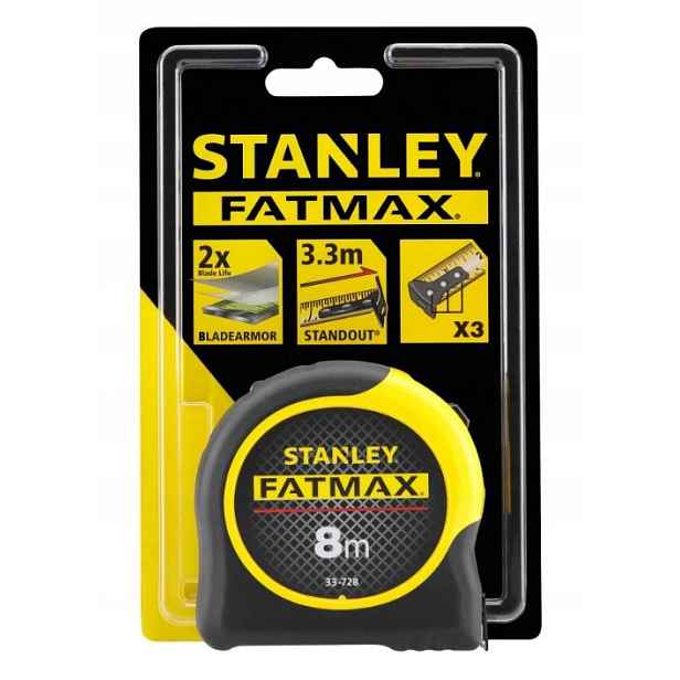 Ocelová Měrka Fatmax Bladearmor 8 M*32 MM Pouzdro Bi-mater
