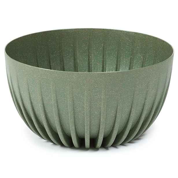 HowHomely Květináč STRIPPED Eco 30x16 cm zelený