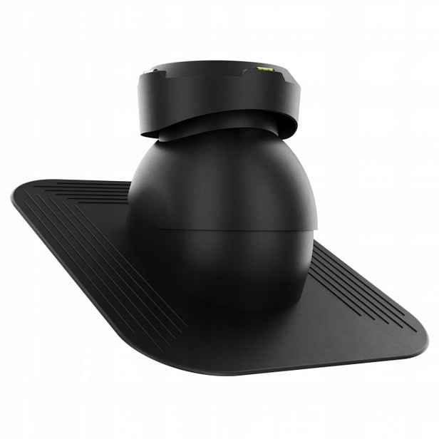 Krbový kanalizační ventilátor fi110 Pod Asfaltový Šindel/pape Černý Ral 9005