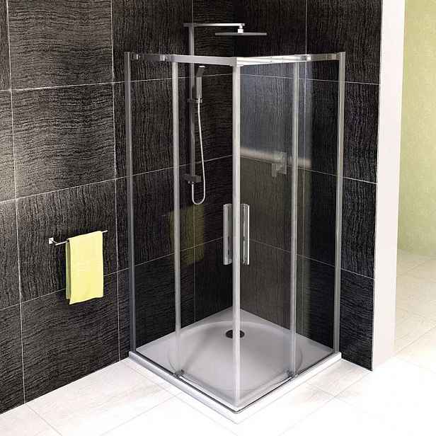 Polysan Altis - Sprchový kout 100x100 cm, Antidrop, čiré sklo/chrom AL1510CAL1510C