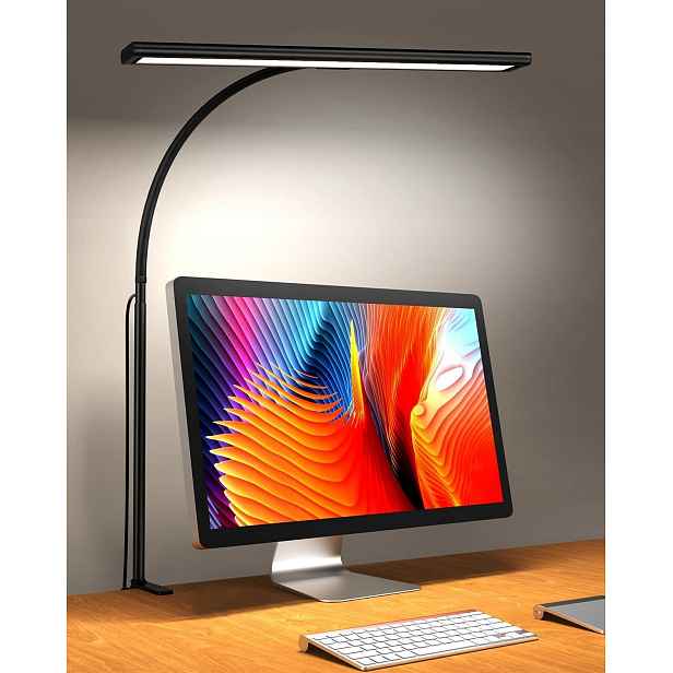 Stolní Lampa 160 Led, Svorka, 30 Režimů, Nabíjení Přes Usb