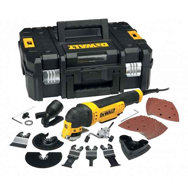 DeWALT - Oscilační multibruska s příslušenstvím 300 W DWE315KT