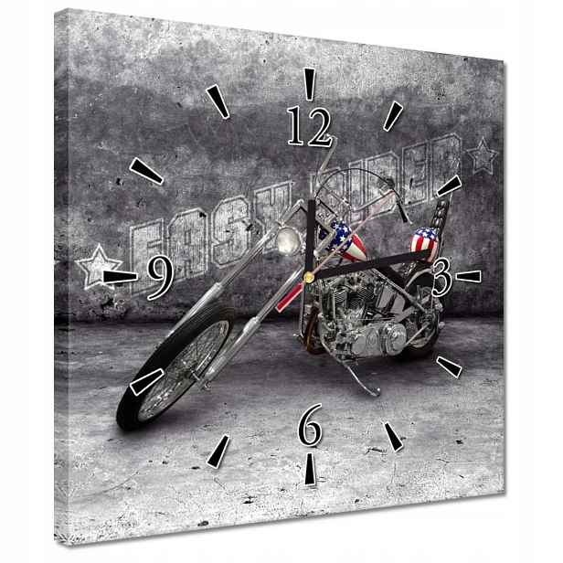Hodiny 30x30 Motor Easy Rider