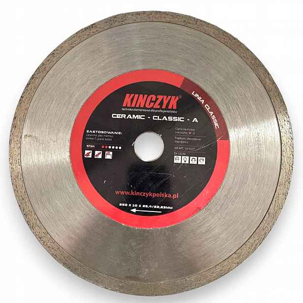 Kinczyk 13-1017 Diamantový Kotouč Ceramic Classic-a 250x10x22,23 mm
