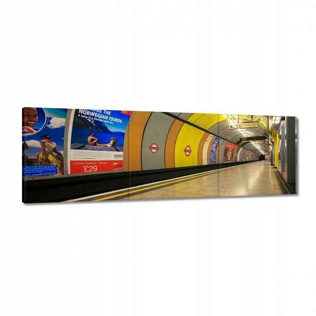Obrazy 150x50 Londýnské podzemí Metro v Londýně