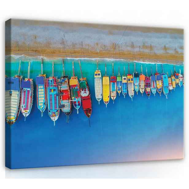 Obraz Na Plátně Canvas 100x75 Lodě Voda