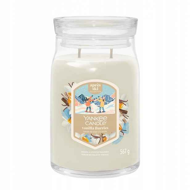 Yankee Candle Vanilla Flurries Velká vonná svíčka