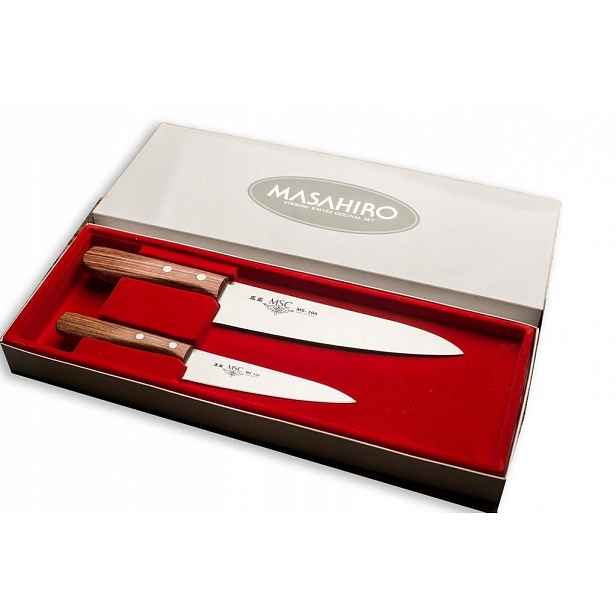 Sada 2 nožů Masahiro Msc 18/12 cm Chef i Paring, MBS-26