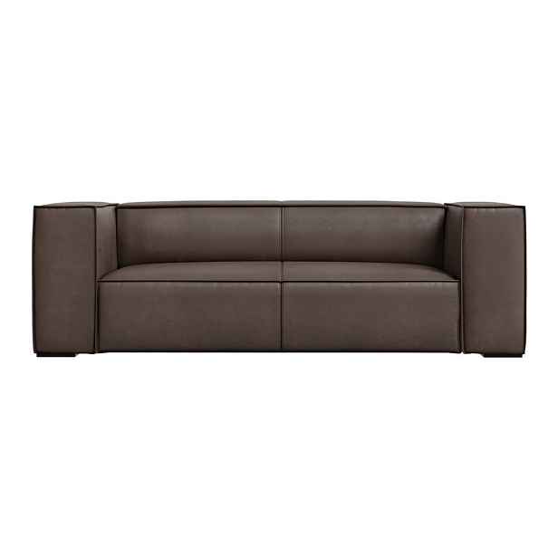 Hnědá kožená pohovka 212 cm Madame – Windsor & Co Sofas