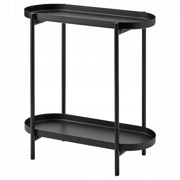 Ikea Olivblad Stojan na květináč, Černý, 56 cm