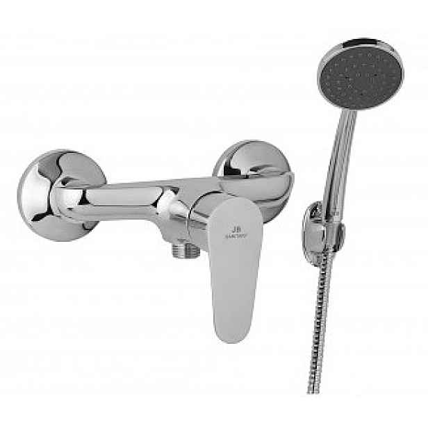 JB Sanitary Tira D10 60 01 - Nástěnná sprchová baterie Tira 150mm s příslušenstvím
