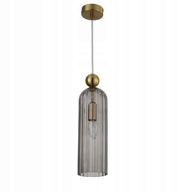 Light Prestige Piega závěsná lampa 1xE14 sklo zlatá 150 cm